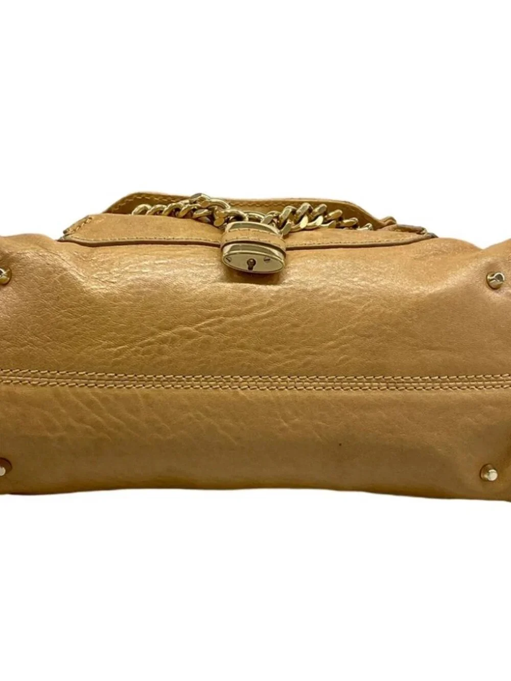 Chloe Paddington 8SS091-7A457 Beige Leather Shoulder Bag